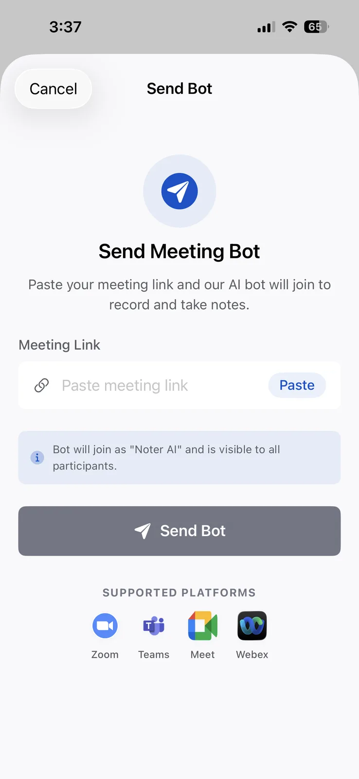Product screenshot
