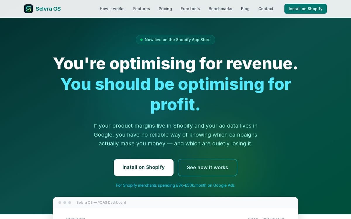 Product screenshot
