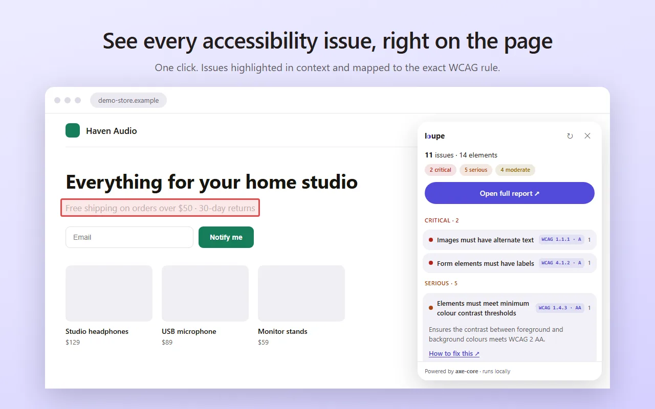 Product screenshot
