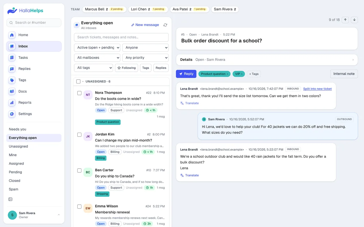 Product screenshot