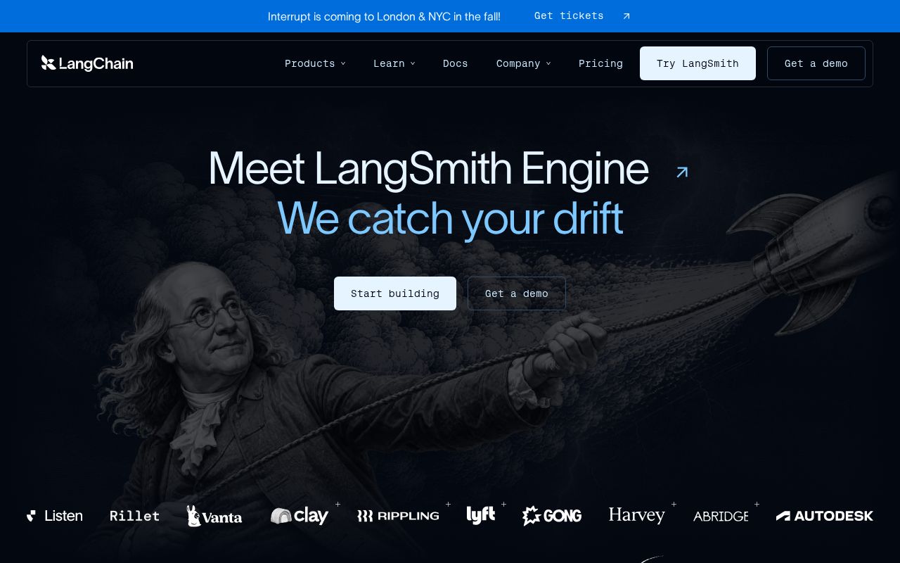 Screenshot of LangChain