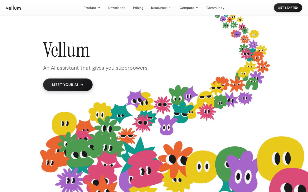 Screenshot of Vellum