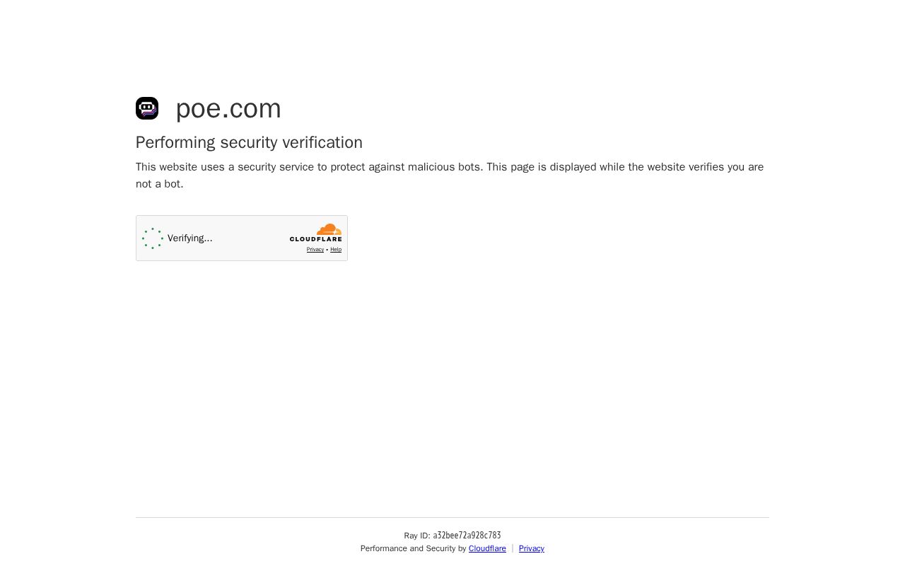 Screenshot of Poe
