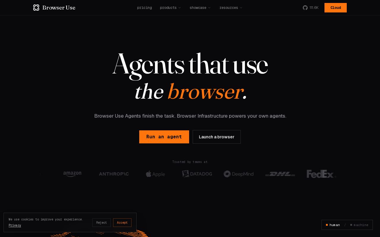 Screenshot of Browser Use