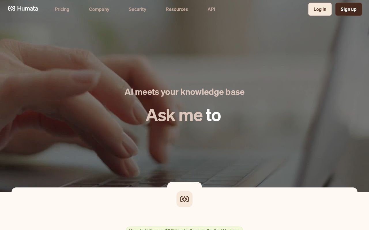 Screenshot of Humata