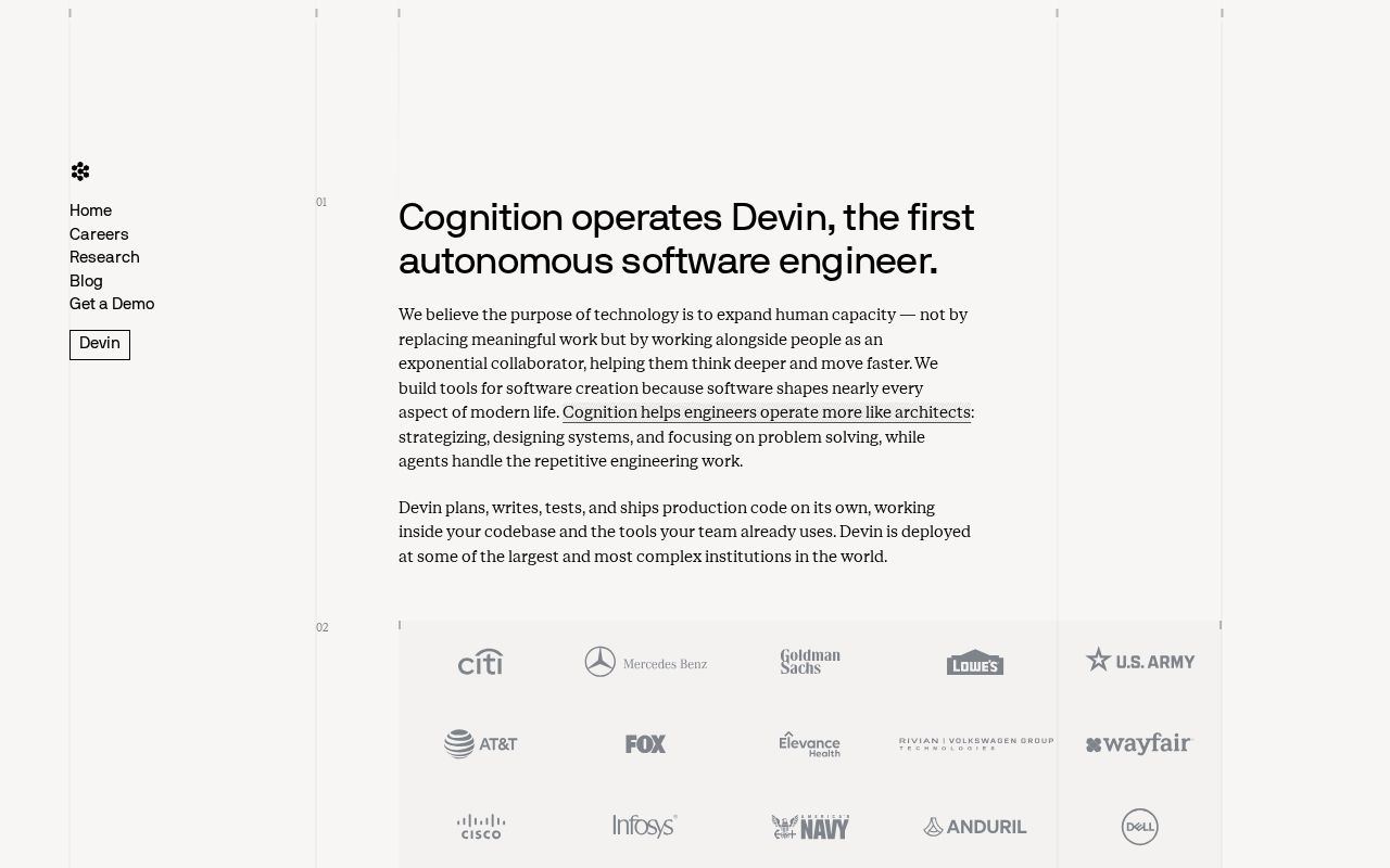 Screenshot of Cognition